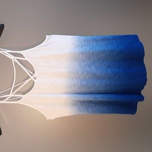 American Eagle Outfitters, Tank Top, Size Small, blue.